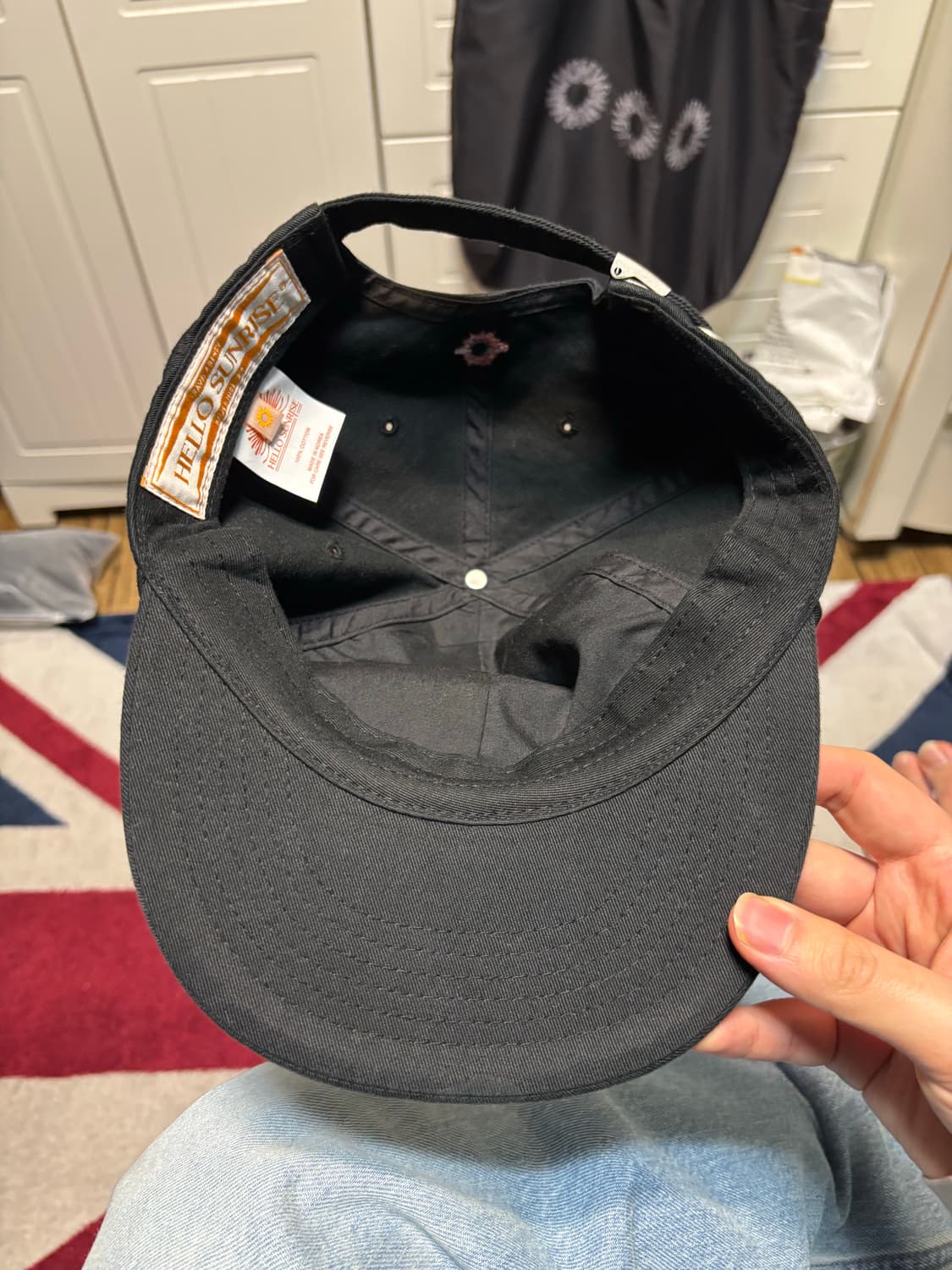 헬로 선라이즈 볼캡 블랙 상품이미지5