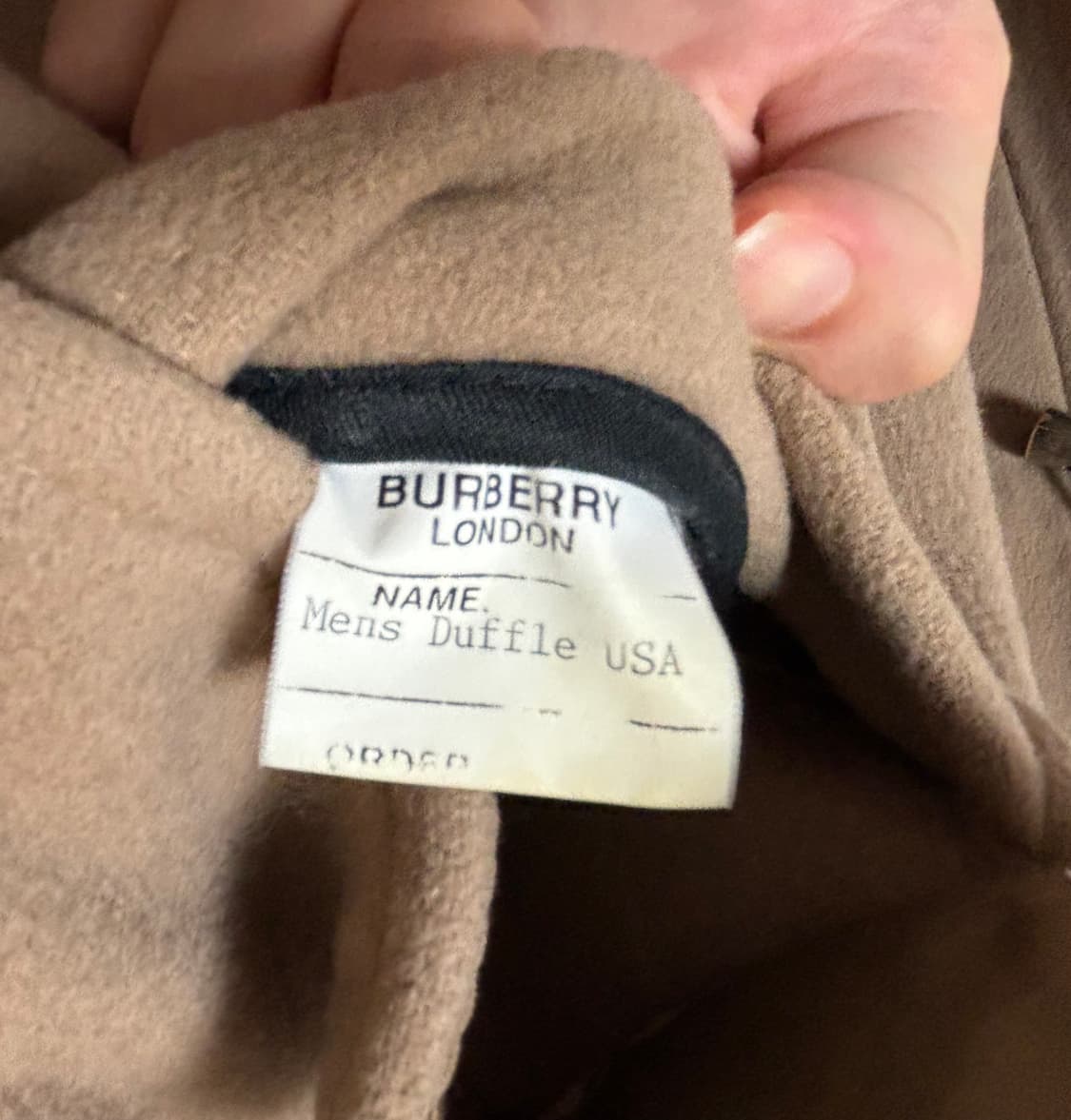 버버리 더플 코트 떡볶이 코트 M사이즈(40-42) 상품이미지6