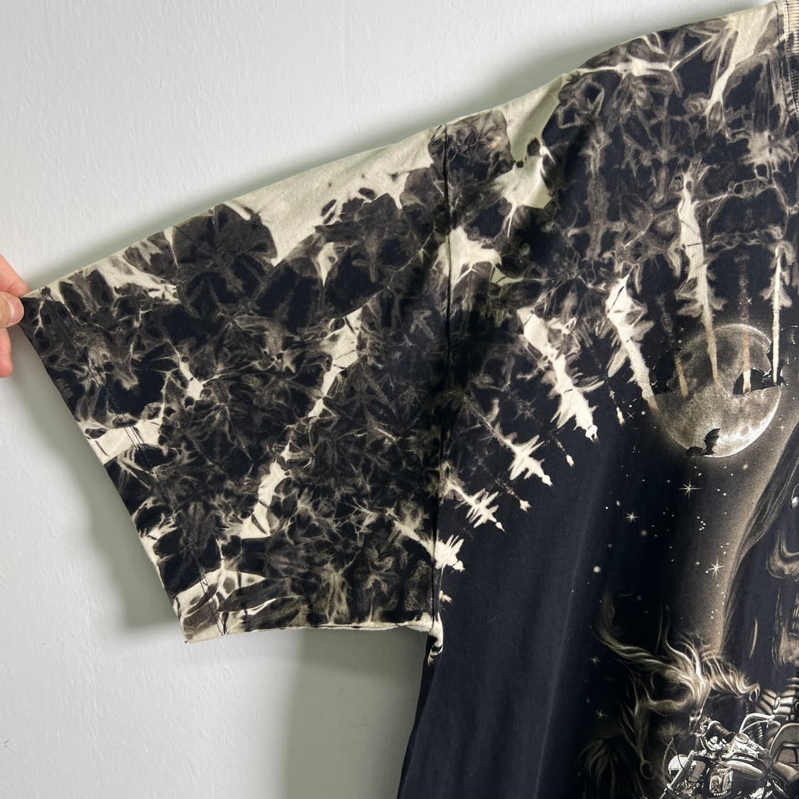 survivors 빈티지 펑크 스컬 프린팅 반팔 티셔츠 XL 상품이미지7