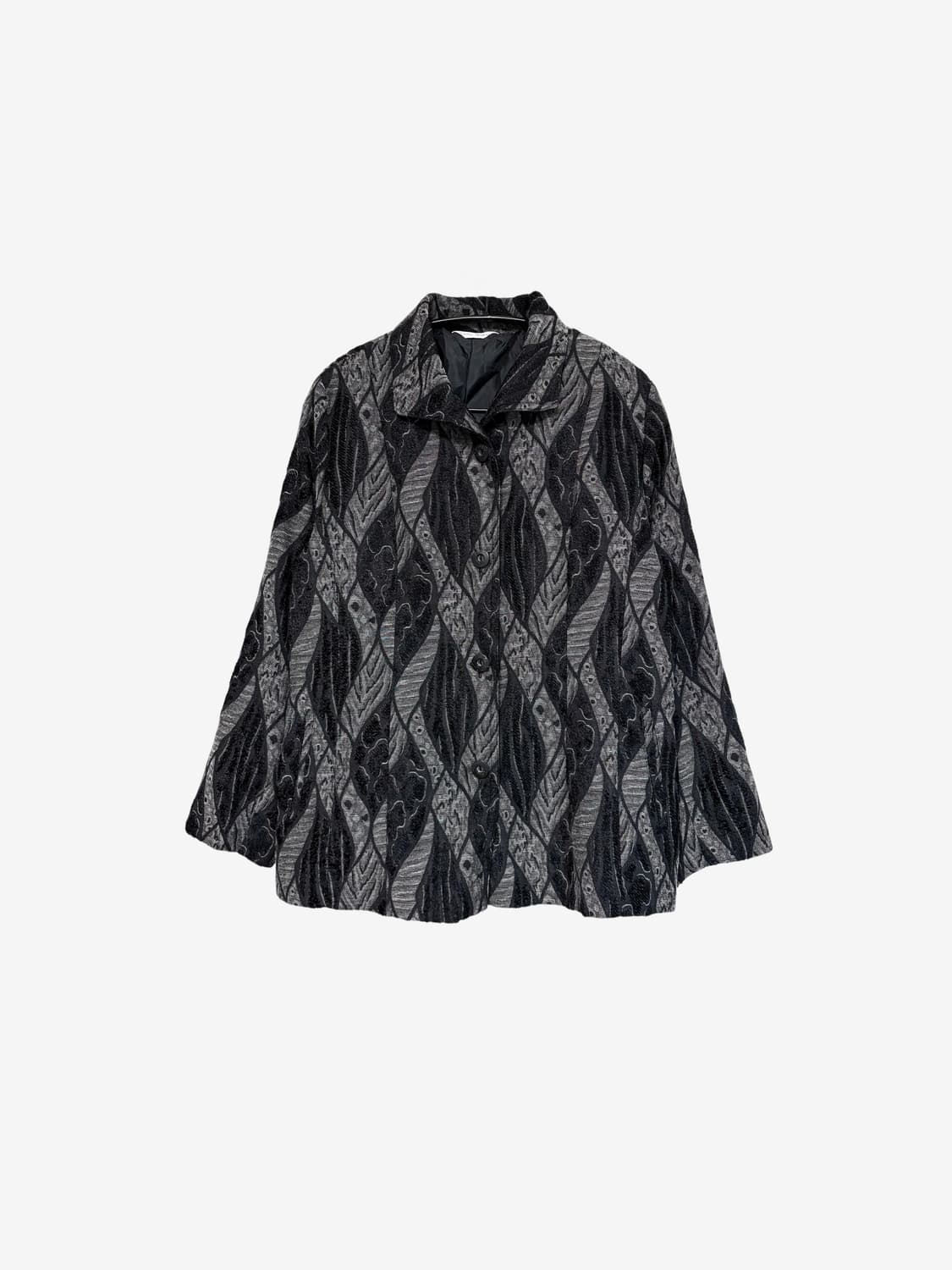 Jacquard Pattern Short Jacket 상품이미지4