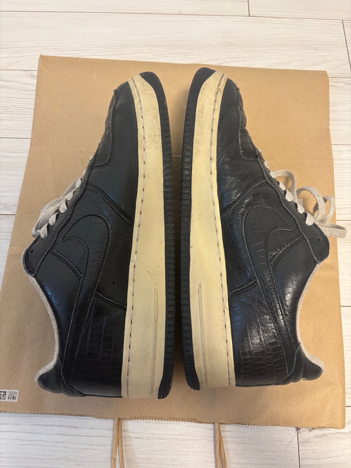 [280] 나이키 HTM 에어포스 블랙 판매합니다. 상품이미지6