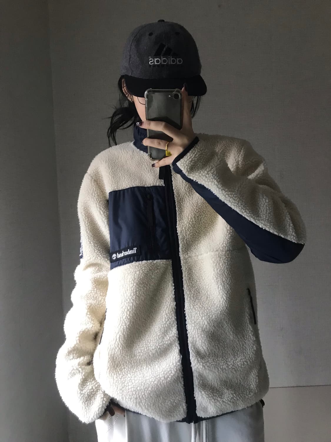 팀버랜드 아이보리 후리스 상품이미지1