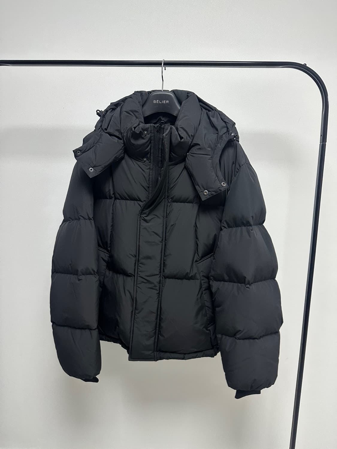 Belier cross line hooded goosedown 상품이미지2