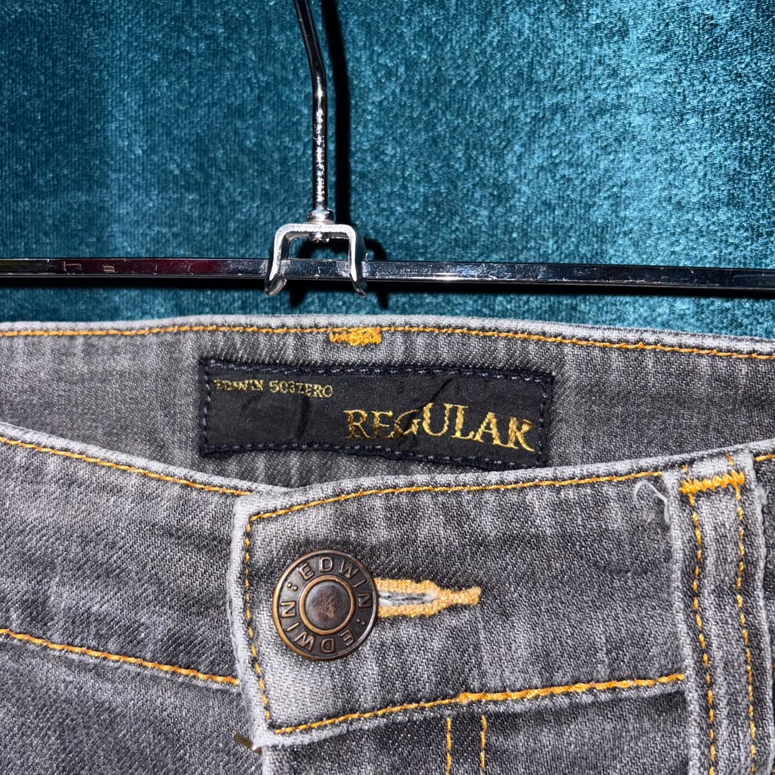 (33) 에드윈 503 ZERO 레귤러 핏 그레이 데님 팬츠 상품이미지5