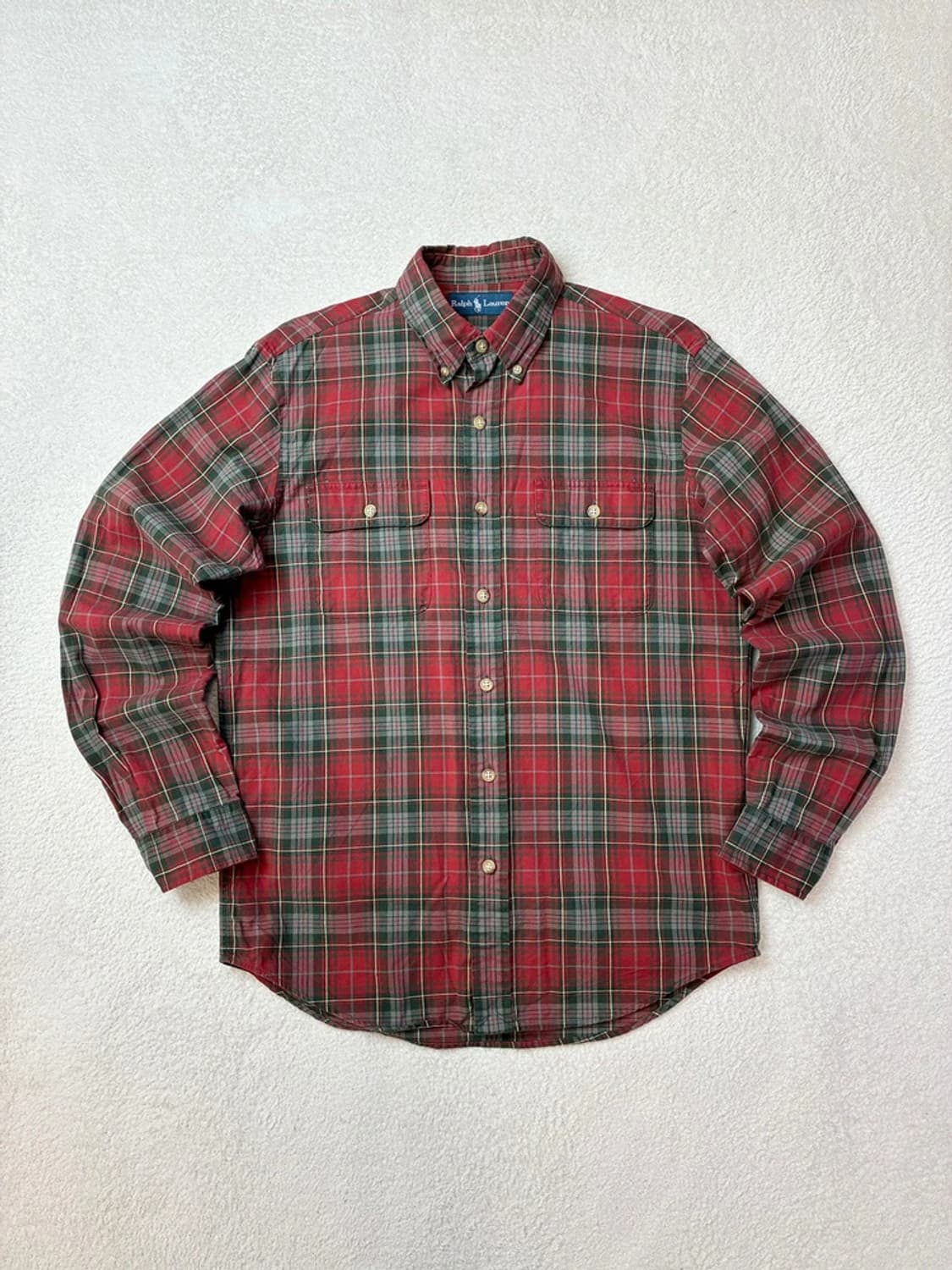 폴로 랄프로렌 90's 엘보패치 체크 셔츠 PN5816    상품이미지1