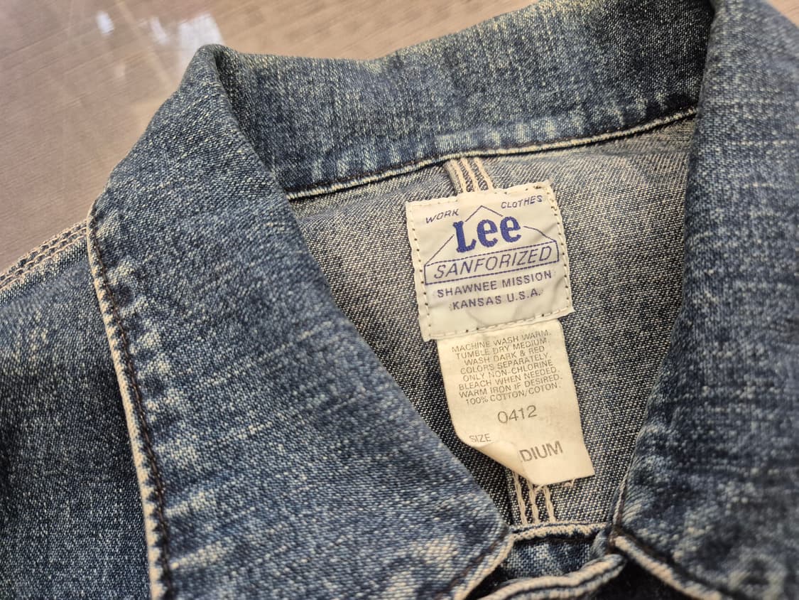 90s Lee 데님 커버올 자켓 상품이미지7