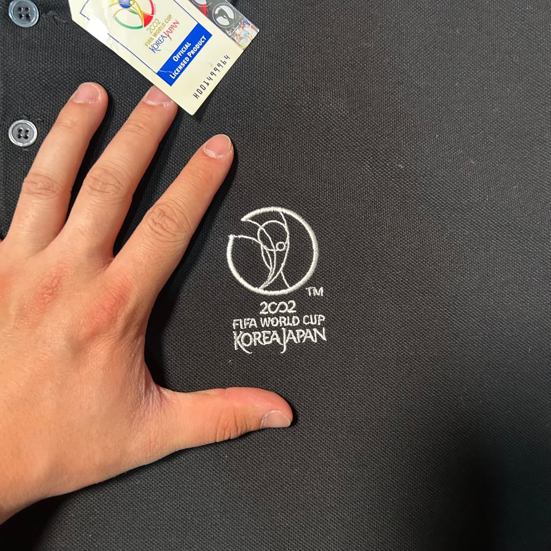 [2XL] 2002 한일 월드컵 오피셜 데드스탁 카라 반팔 상품이미지2