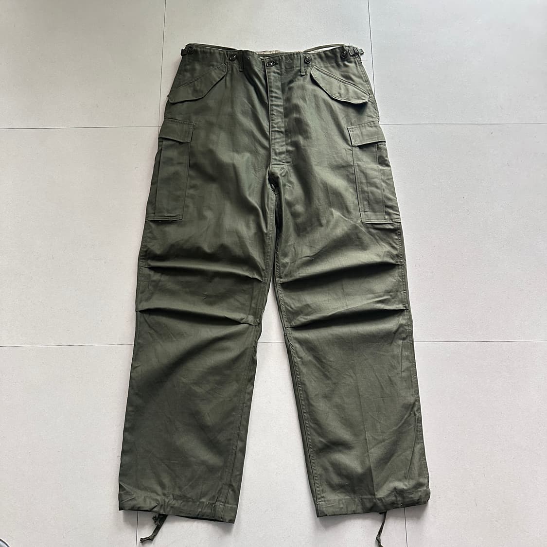 50s 데드스탁 미군 오리지널  M-1951 필드 카고 팬츠 L-Long 상품이미지1