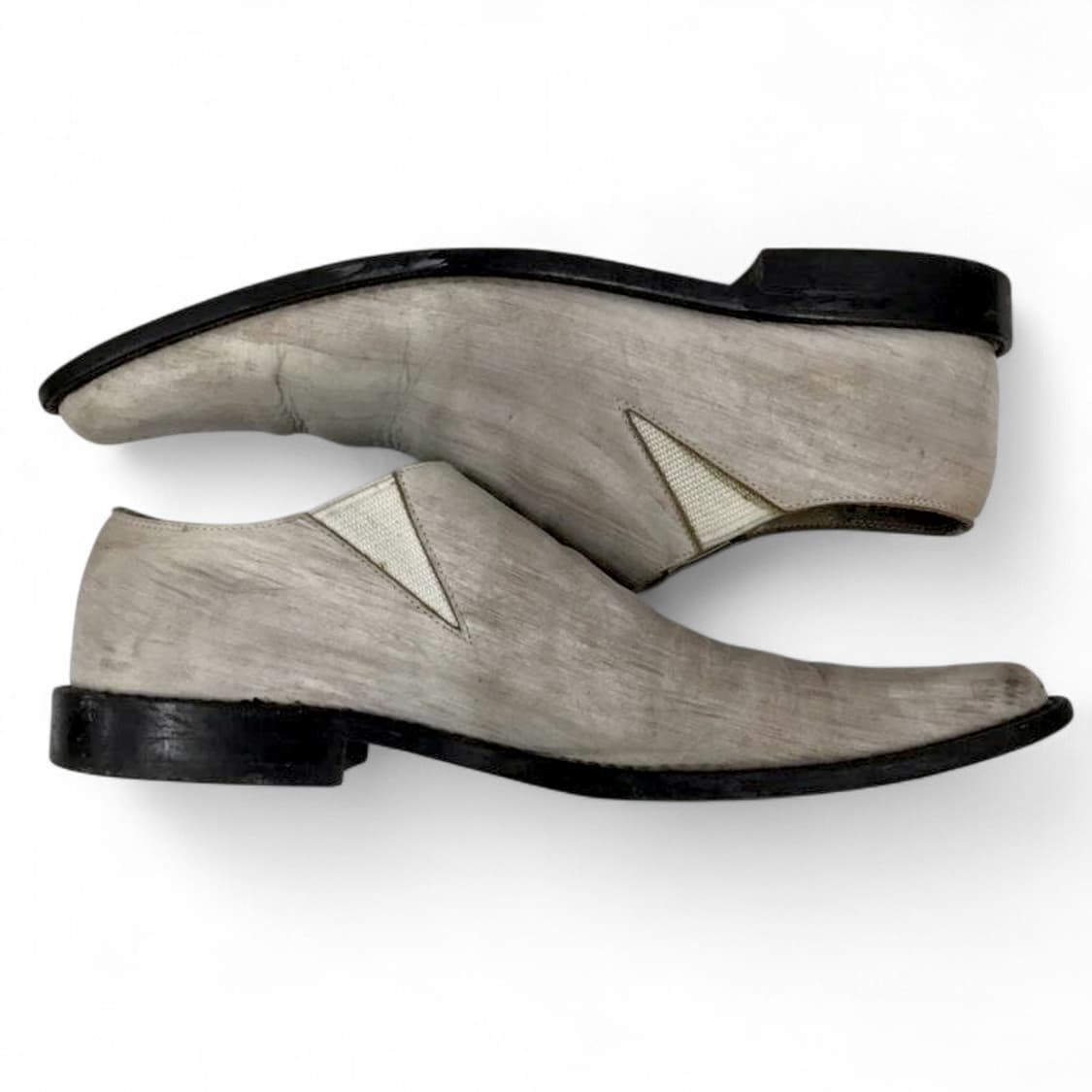 꼼데가르송 트리콧 페인팅 크렉레더 로퍼 상품이미지1