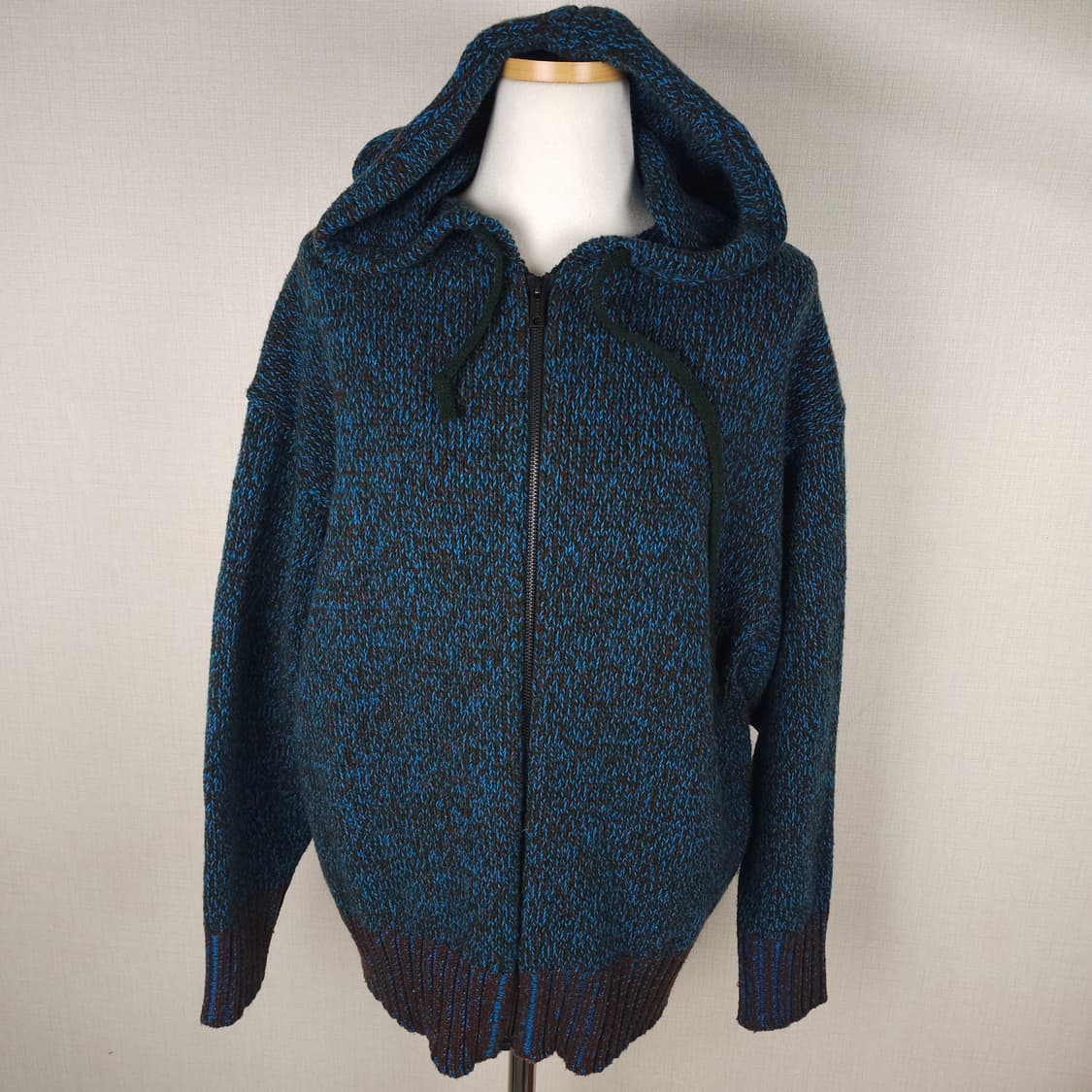 마르니×유니클로 후드니트집업 여성S사이즈 상품이미지1