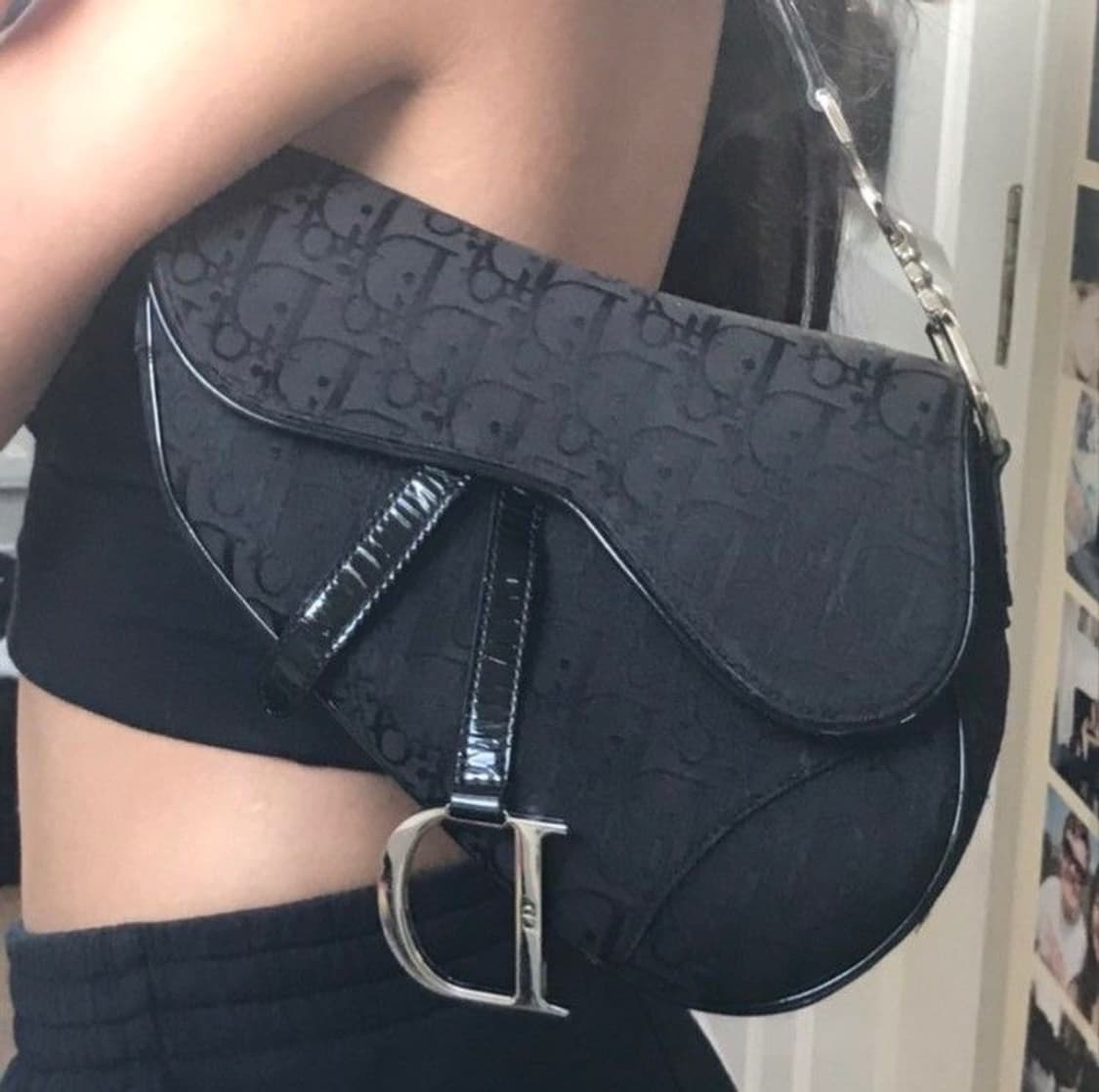 디올 Dior 새들백 존갈리아노 빈티지 블랙실버 상품이미지1