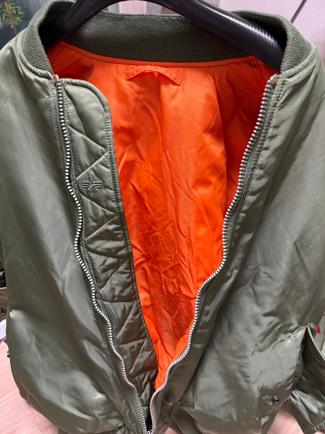 알파 인더스트리 ma-1 L 판매합니다 상품이미지7