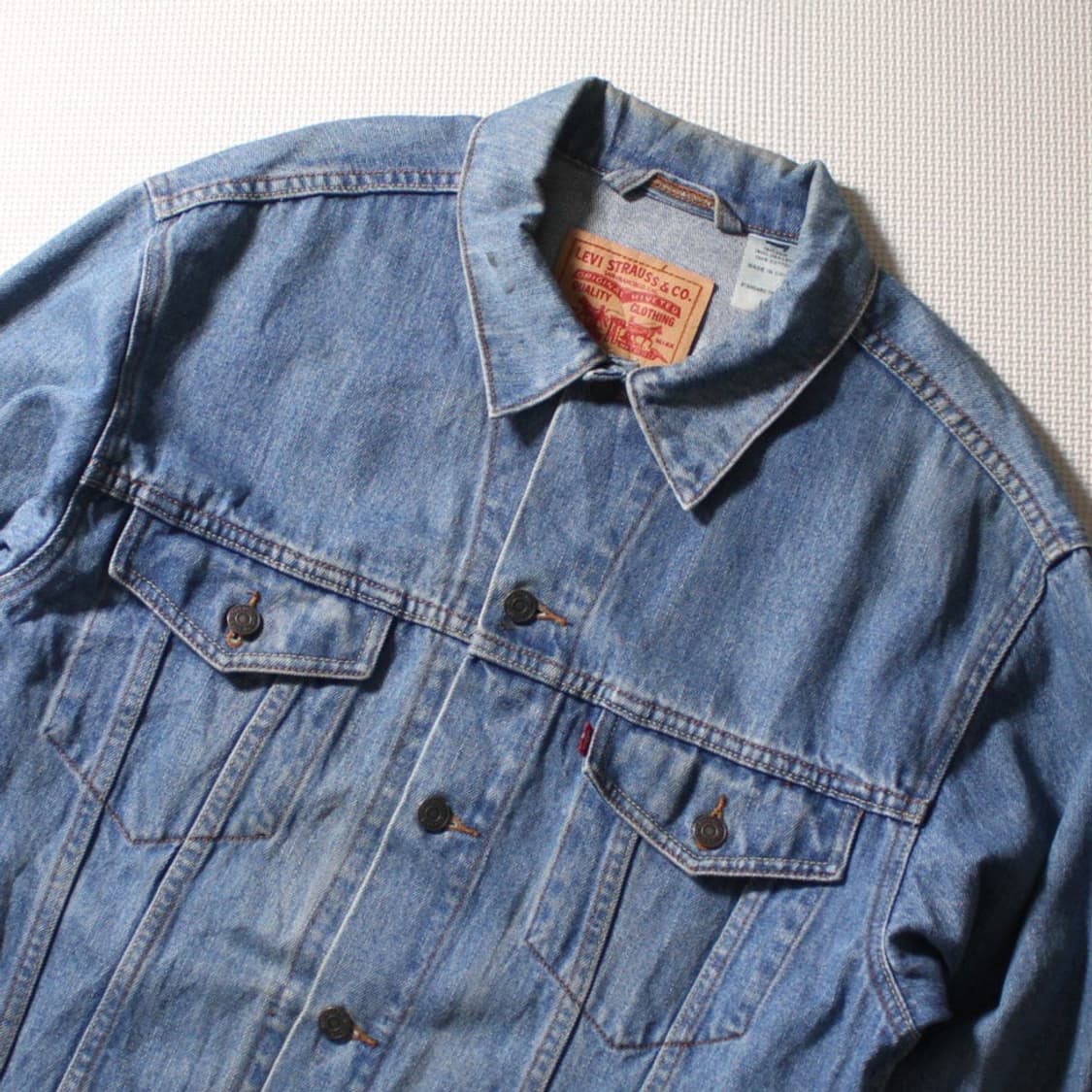 Levi’s 00’s 리바이스 데님 트러커 자켓 L009 상품이미지3