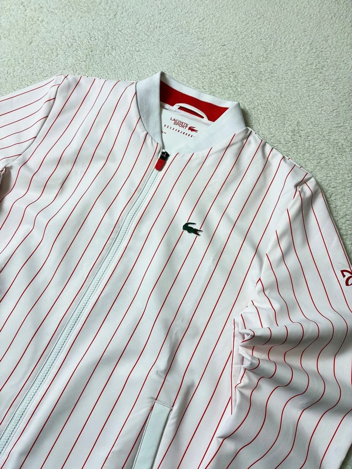 라코스테 노박 조코비치 세레모니 스트라이프 블루종 자켓 PN7440 상품이미지2