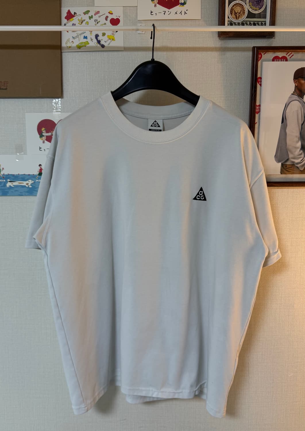(XL)나이키 ACG 자수로고 반팔티 화이트 상품이미지1