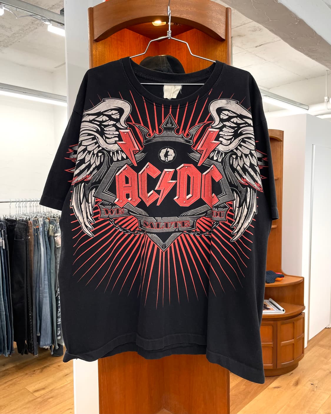 AC/DC 부틀렉 빈티지 반팔 티셔츠 상품이미지1