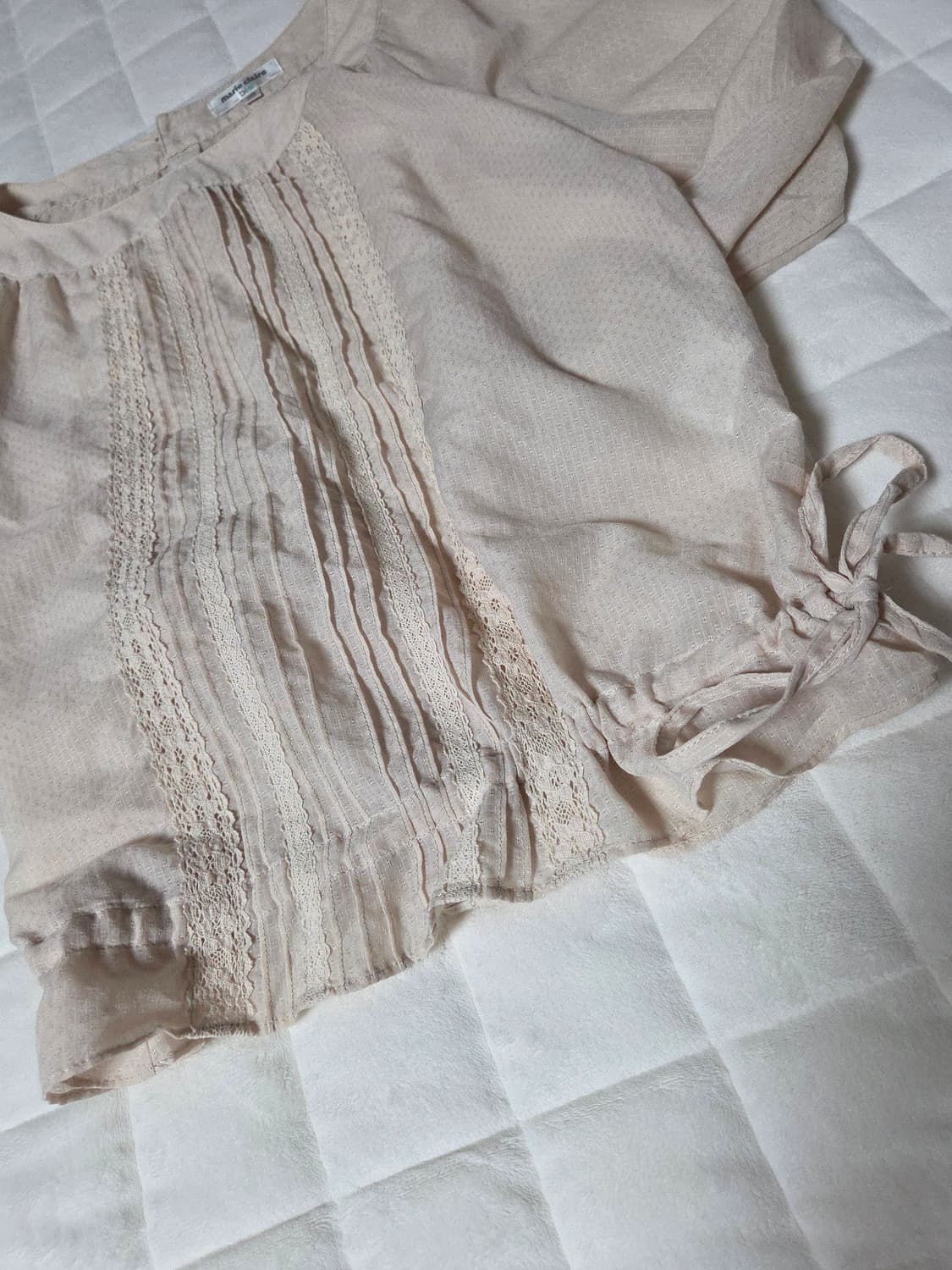 마리끌레르 모리 빈티지 레이어드 이너 블라우스 상품이미지4