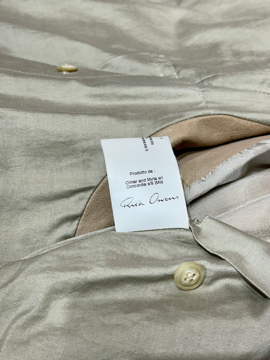 Rick Owens vest 릭오웬스 하이넥 비대칭 집업 베스트 상품이미지4