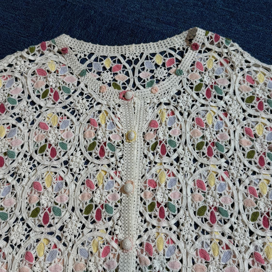 모리걸 뜨개 크로셰 가디건 상품이미지3