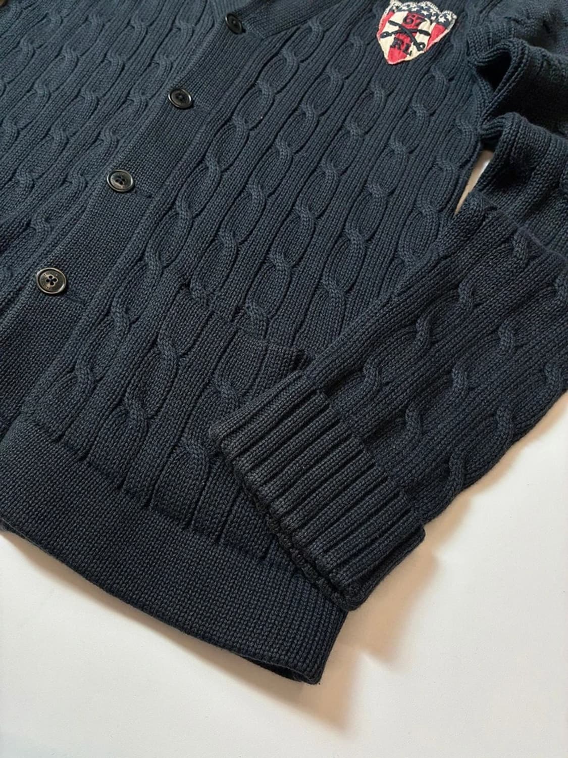 폴로 진스 00's 프레피 숄카라 니트 가디건 PN8960 상품이미지3