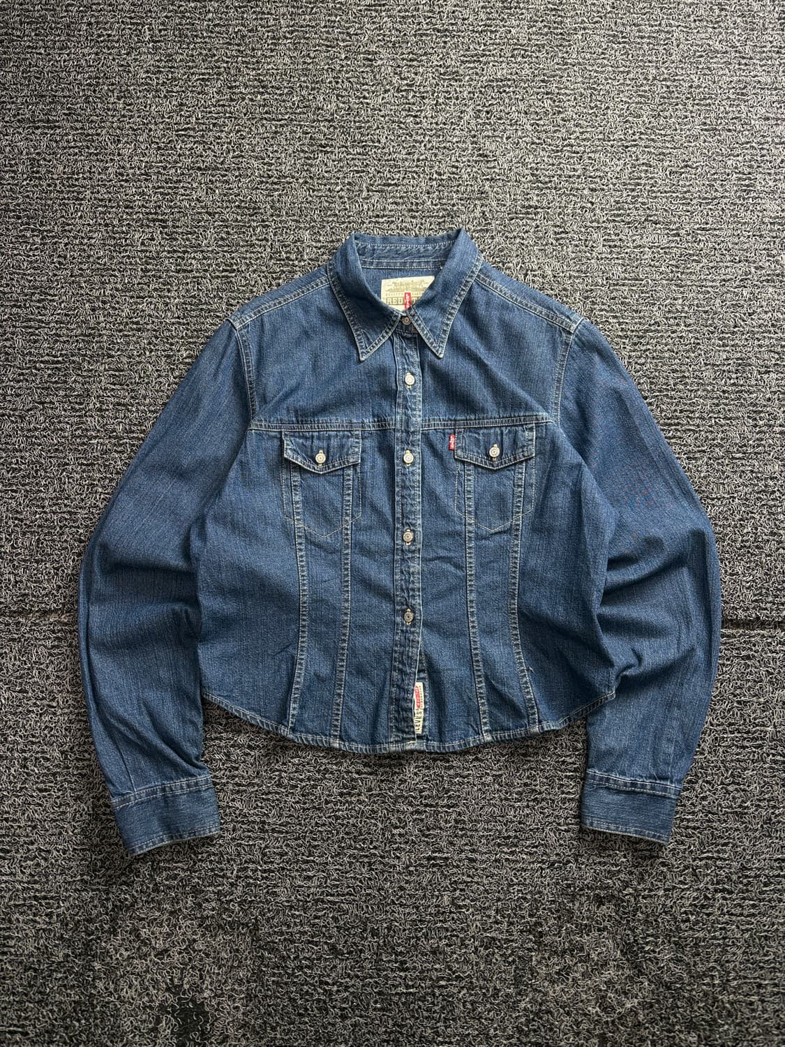 리바이스 레드 탭 오리지널 크롭 데님 트러커 자켓 2812 상품이미지2