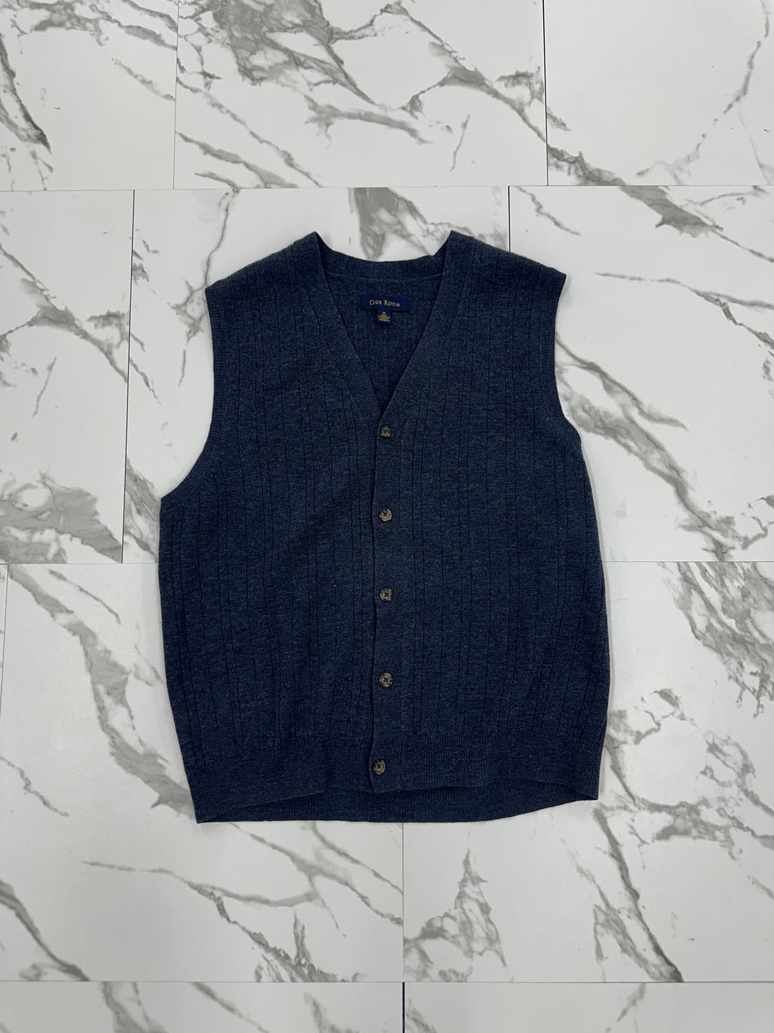 클럽룸 램스울 가디건 베스트 상품이미지1