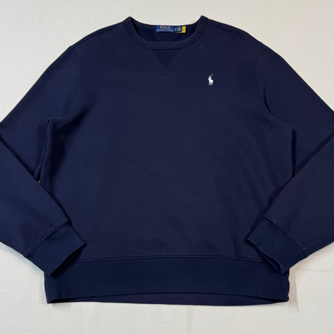 L) 폴로 랄프로렌 네이비 맨투맨 큐알탭 상품이미지2
