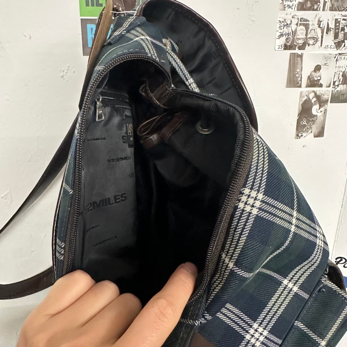 1492마일즈 플레이드 미니 럭색 상품이미지8