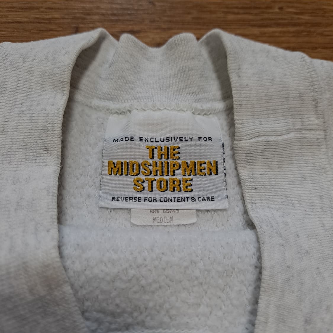 90s 미제 미해군사관학교 navy 리버스위브 스웻셔츠 상품이미지3