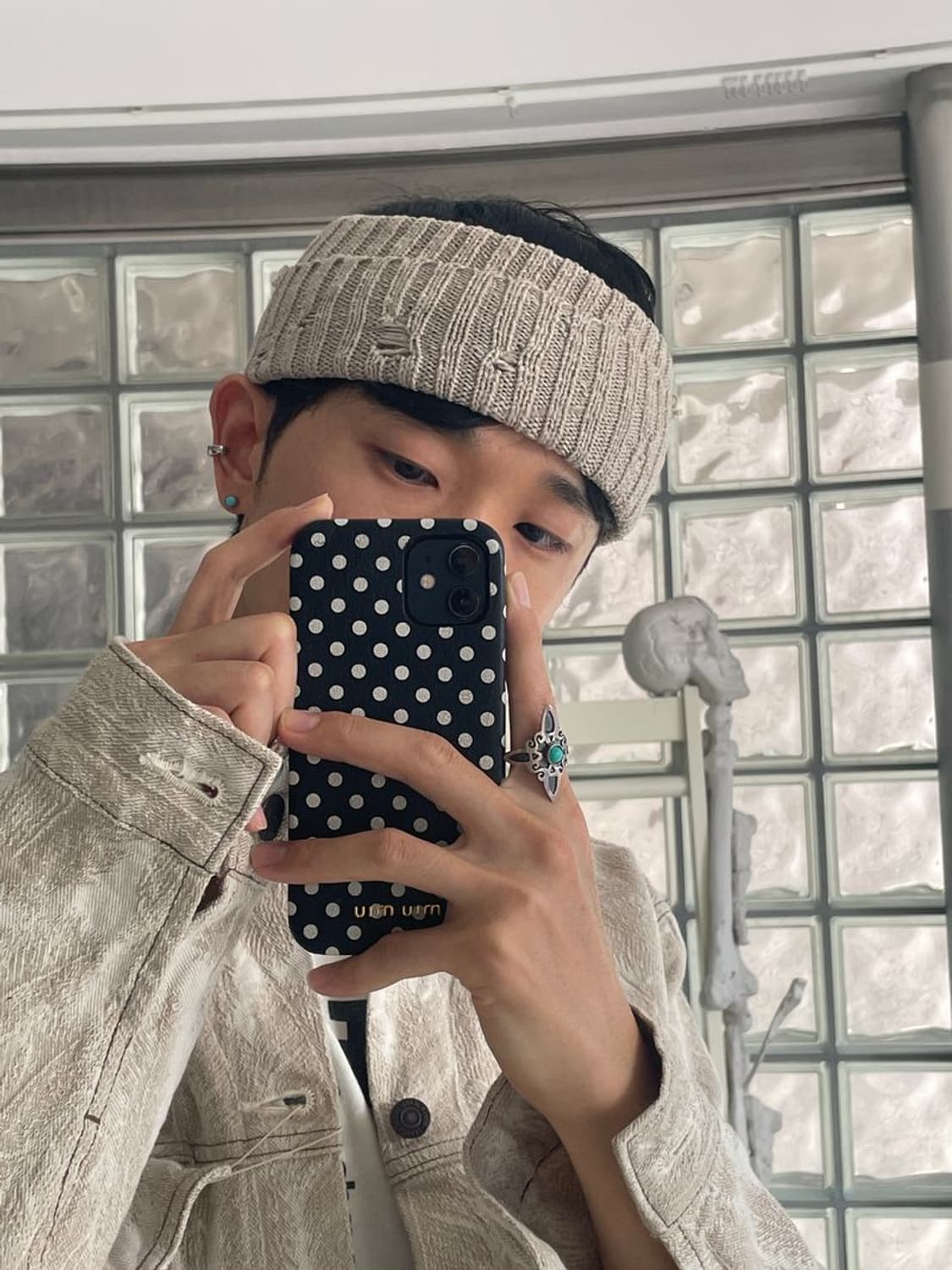 ripped head band 찢어진 헤어밴드 상품이미지1