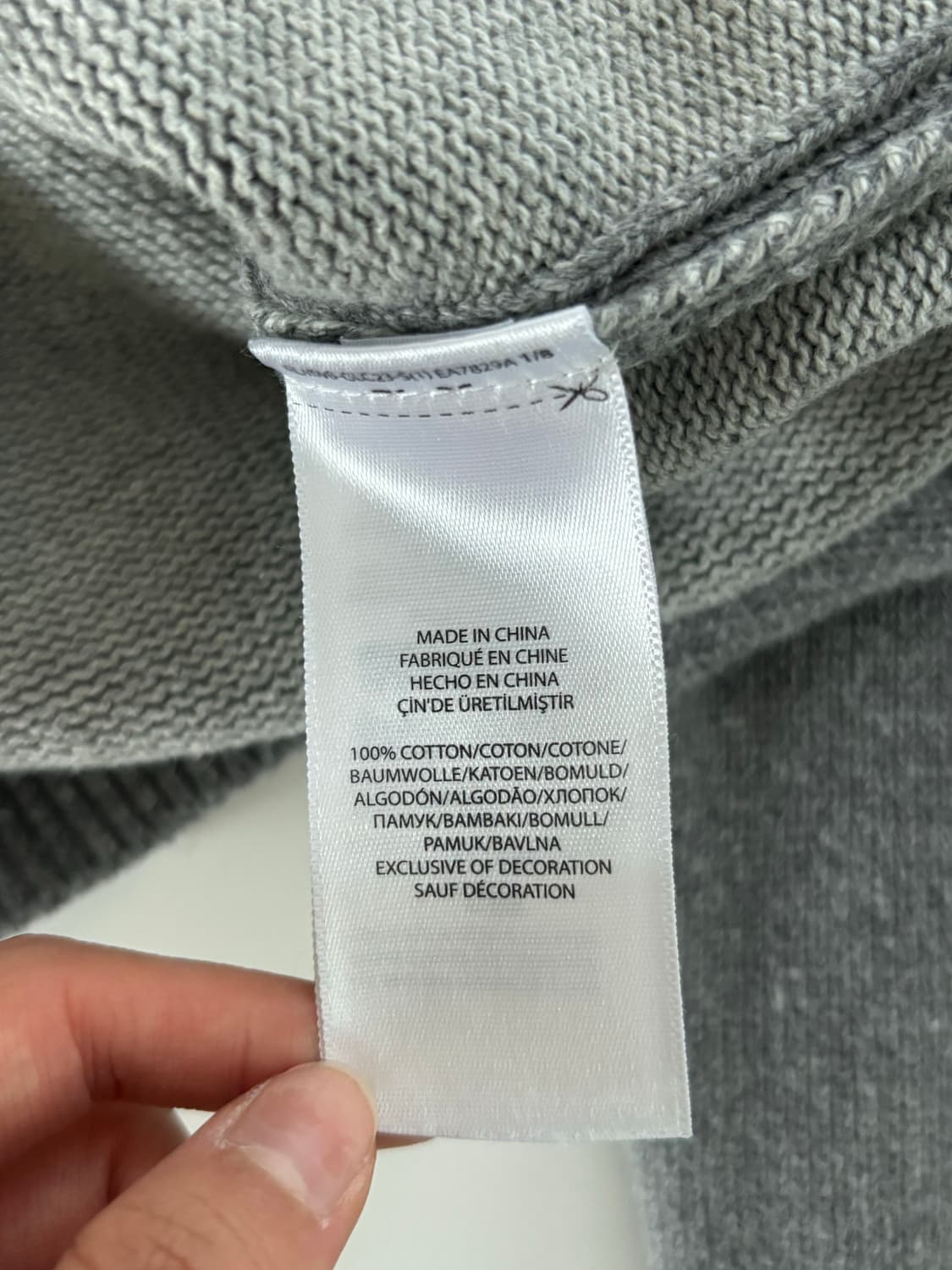 Polo 폴로 랄프로렌 신형 코튼 그레이컬러 레글런 니트 상품이미지5