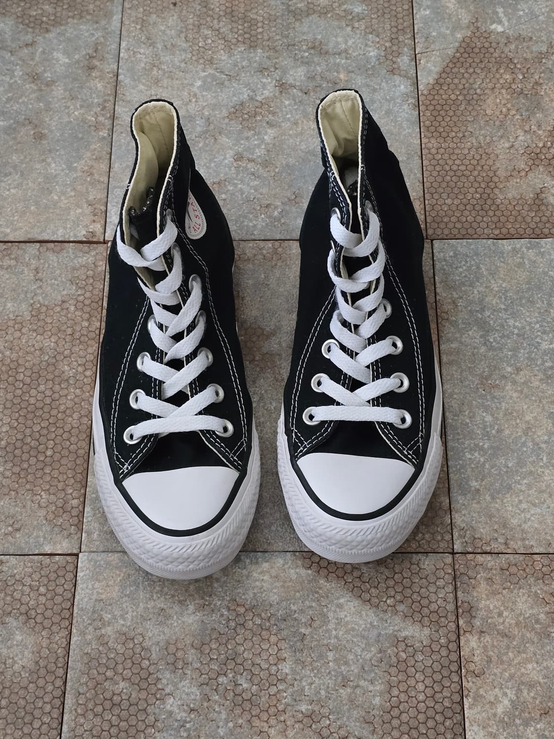 (220)컨버스 척테일러 올스타 하이 검흰  상품이미지2