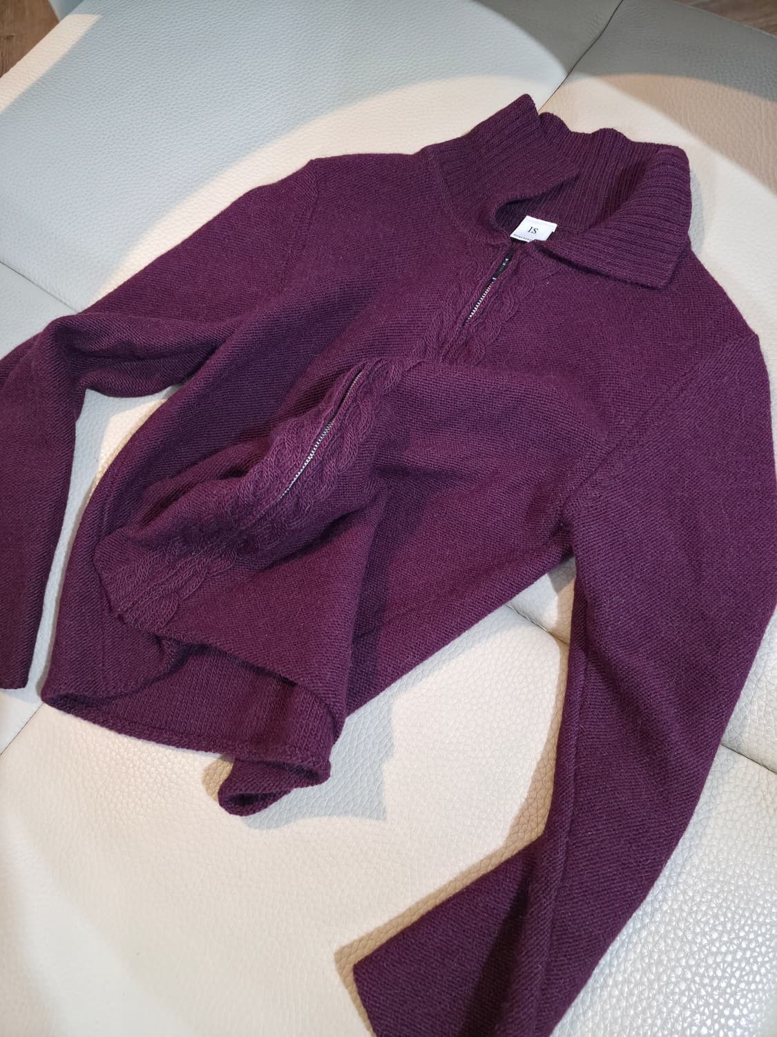 I.S sunao kuwagara zip-up knit cardigan 상품이미지1