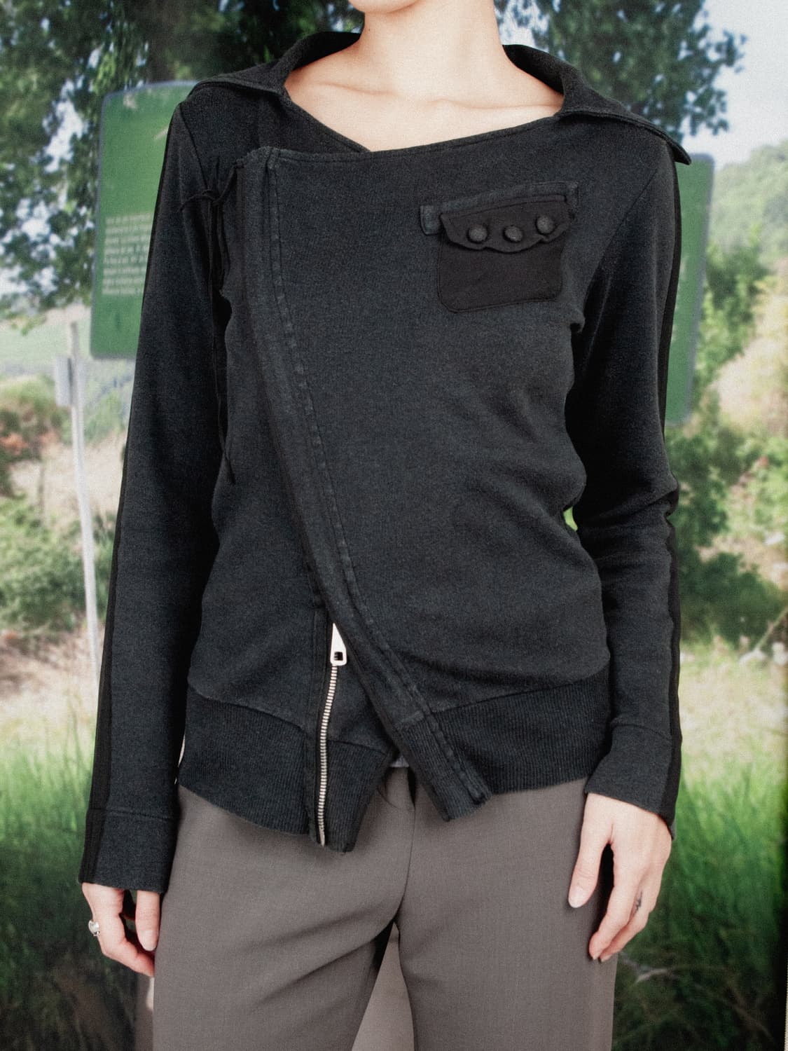 ‘BLUE PANTHERS’ 2 Way Zip-up Jacket 상품이미지1