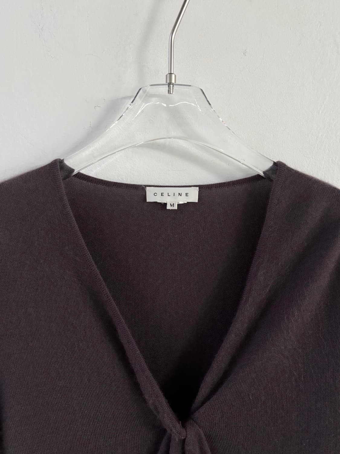 올드 셀린 노티드 브이넥 스웨터  상품이미지3