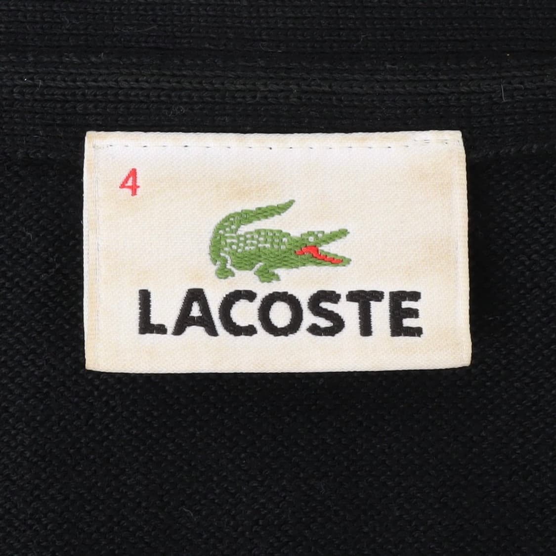 라코스테 블랙 코튼 니트 가디건 상품이미지8