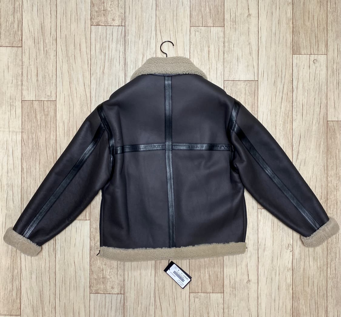 질스튜어트뉴욕/21FW 다크브라운 퍼 양가죽 무스탕/M 상품이미지2