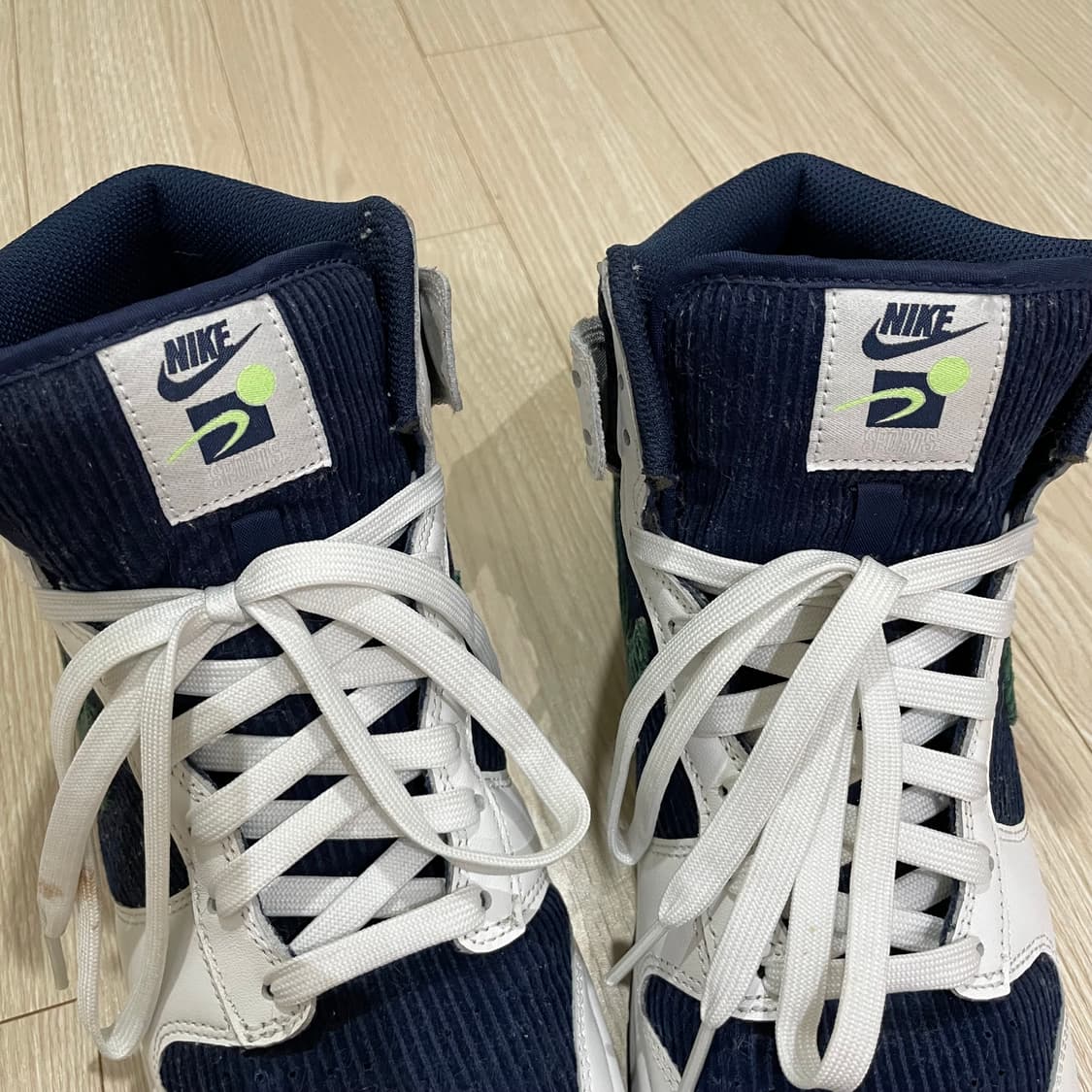 나이키 덩크 하이 프리미엄 EMB 컬리지 네이비 상품이미지2