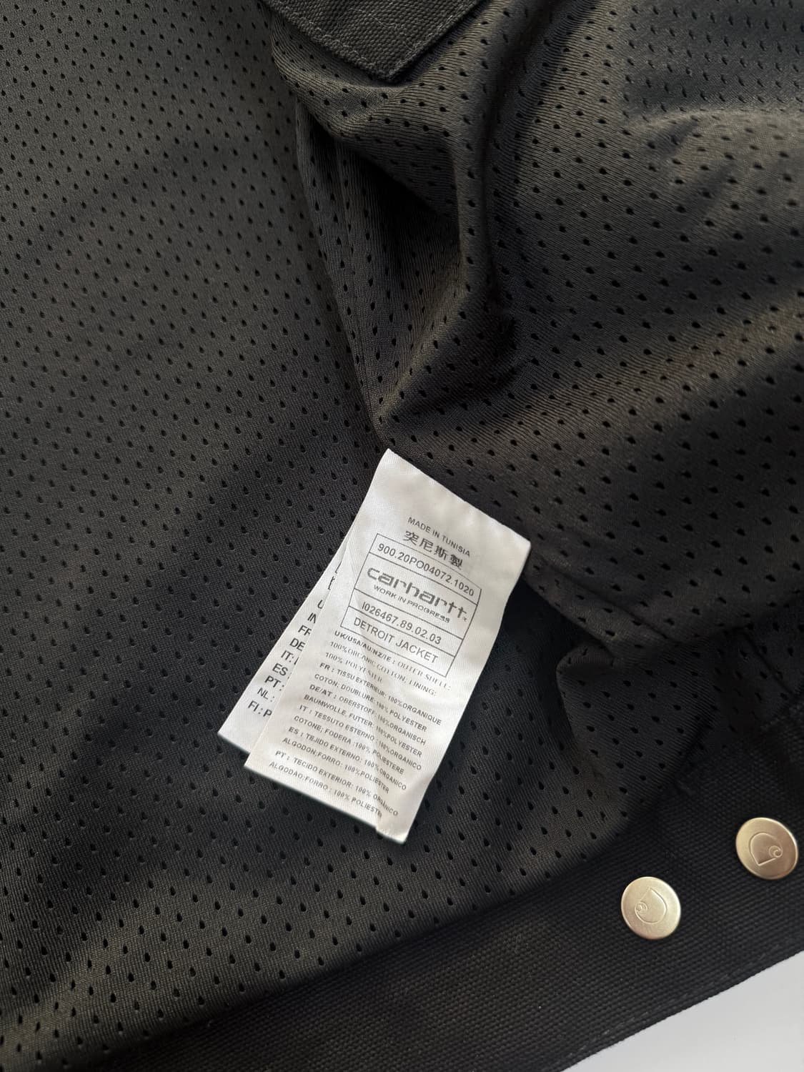 칼하트 WIP 디트로이트 자켓 매쉬 상품이미지8
