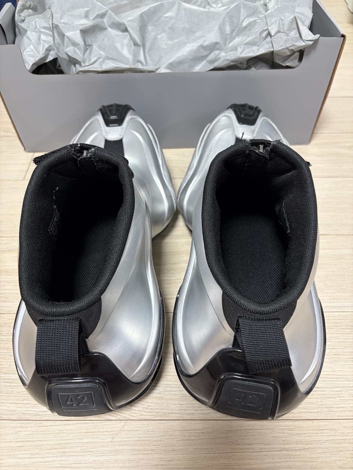 발렌시아가 바스켓볼 실버  상품이미지2