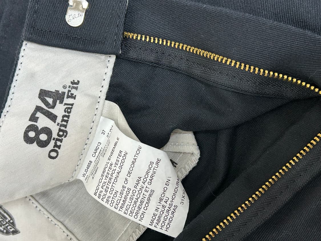 디키즈 블랙 874 오리지널핏 워크팬츠 상품이미지4