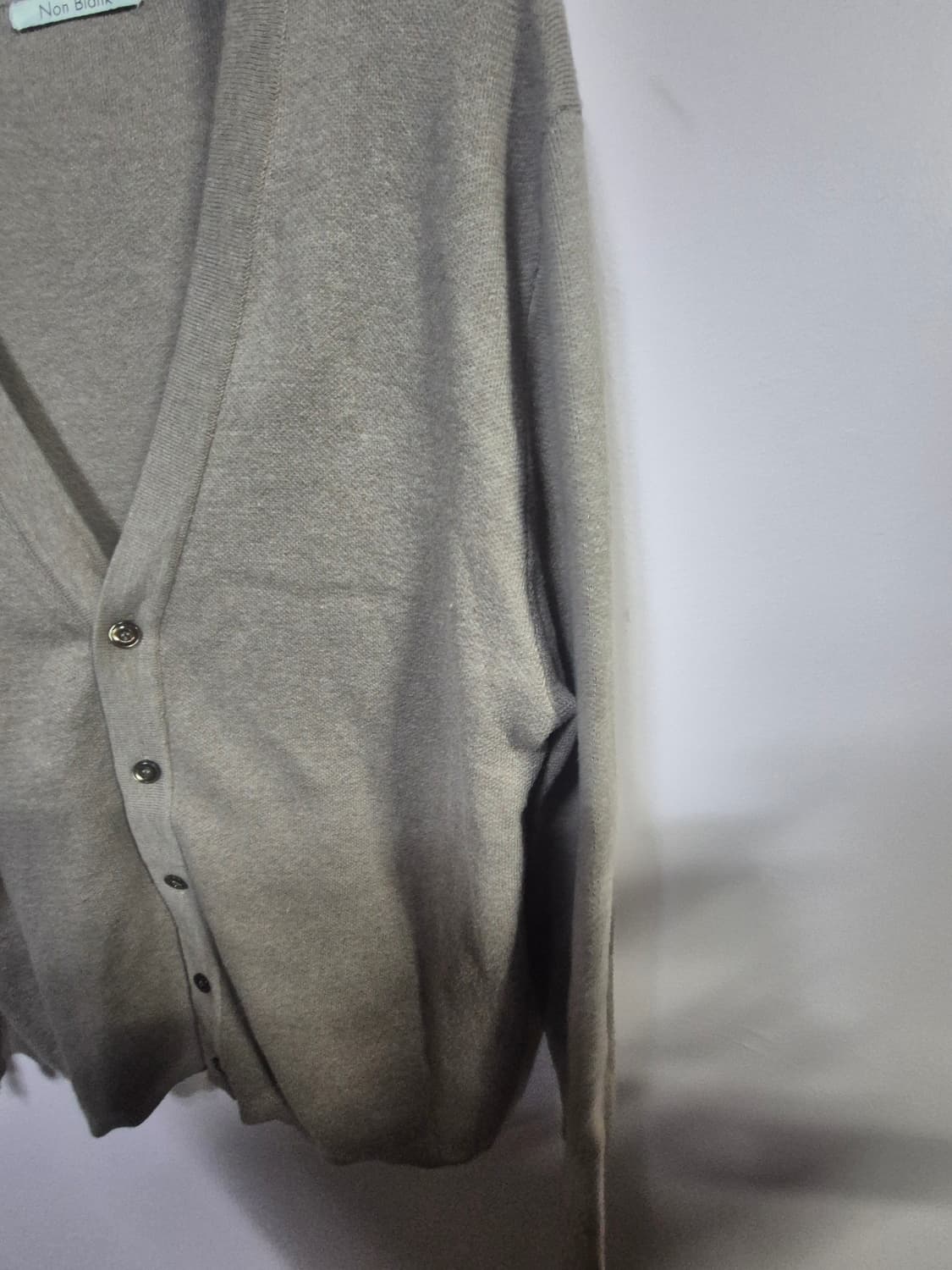 non blank 베이지색 가디건 상품이미지5