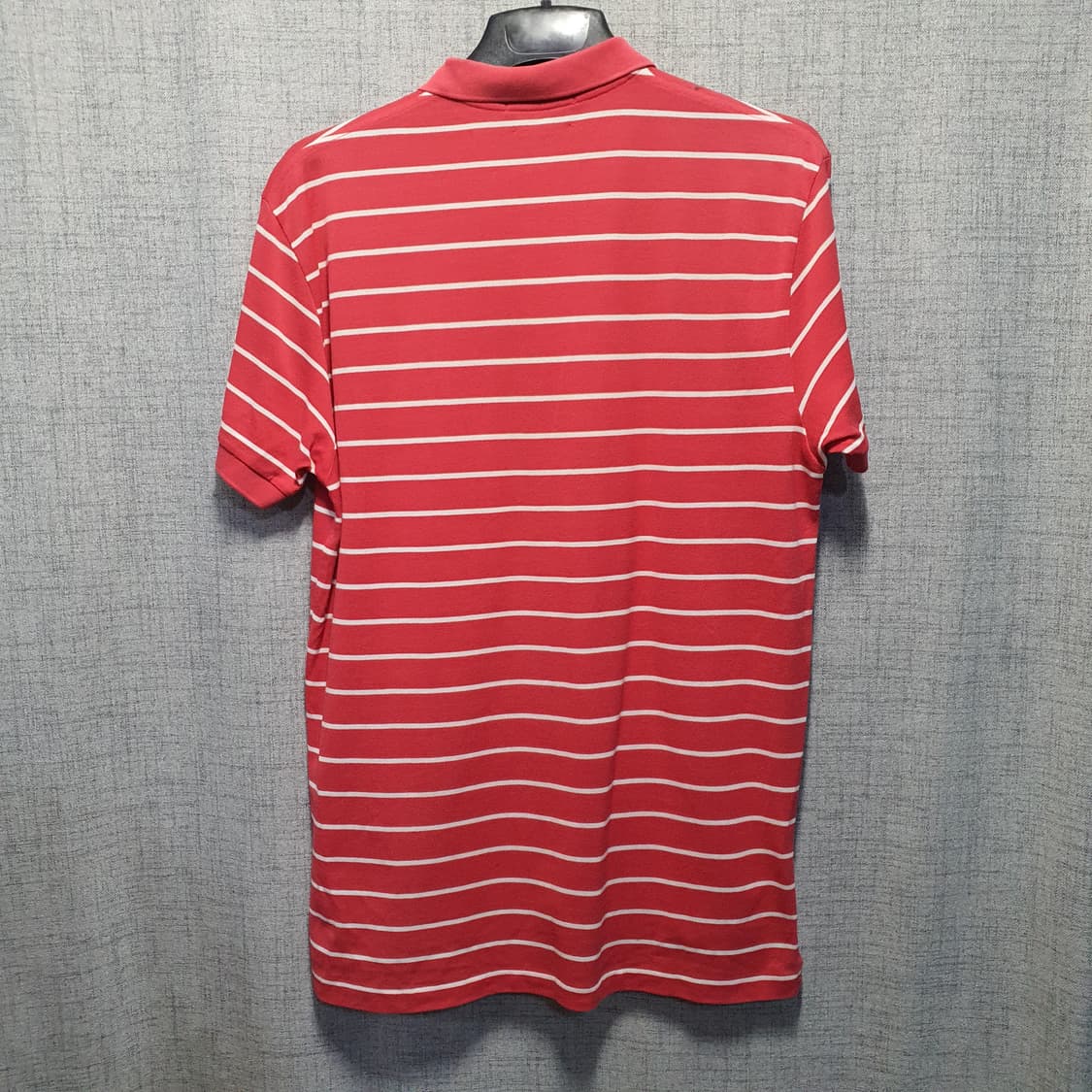 폴로 랄프로렌 스트라이프 반팔 카라티 레드  상품이미지2