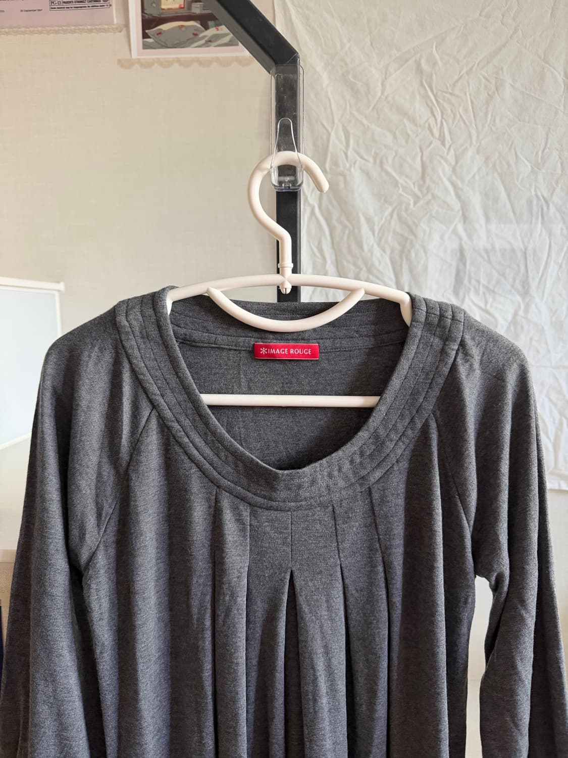 레이어드용 차콜 원피스 상품이미지2