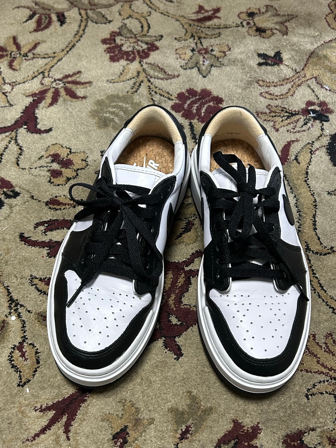  나이키 에어 조던 1 엘리베이트 로우 화이트블랙 240mm 상품이미지1