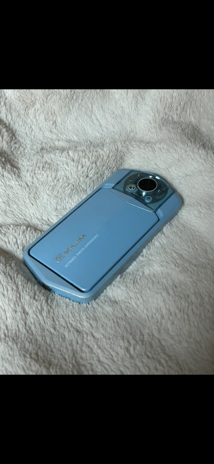 카시오 EX-tr 레트로 디카 블루 (희귀 디카 기종) 셀카용/셀피용 상품이미지1