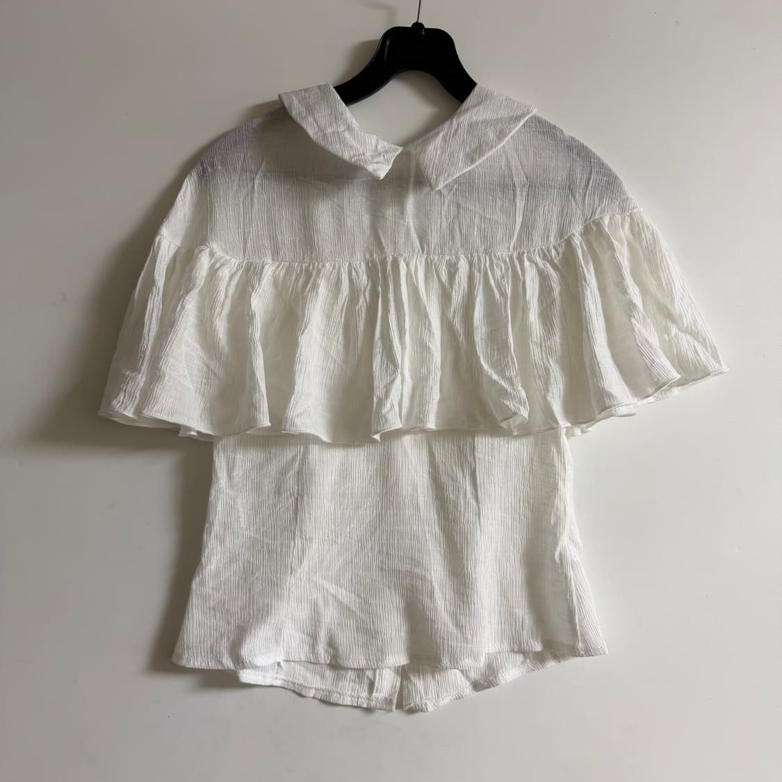 새상품 여자 케이프 카라 블라우스 상품이미지5