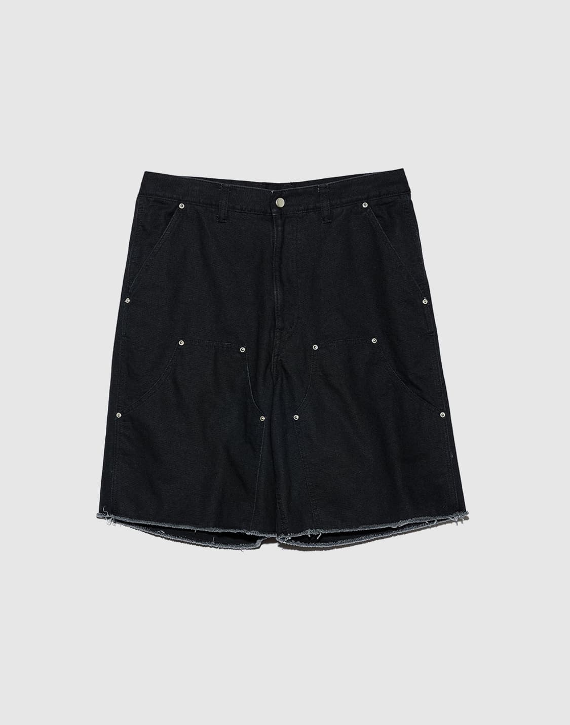 UW1191 DOUBLE KNEE DUCK SHORTS (BLACK) 상품이미지1