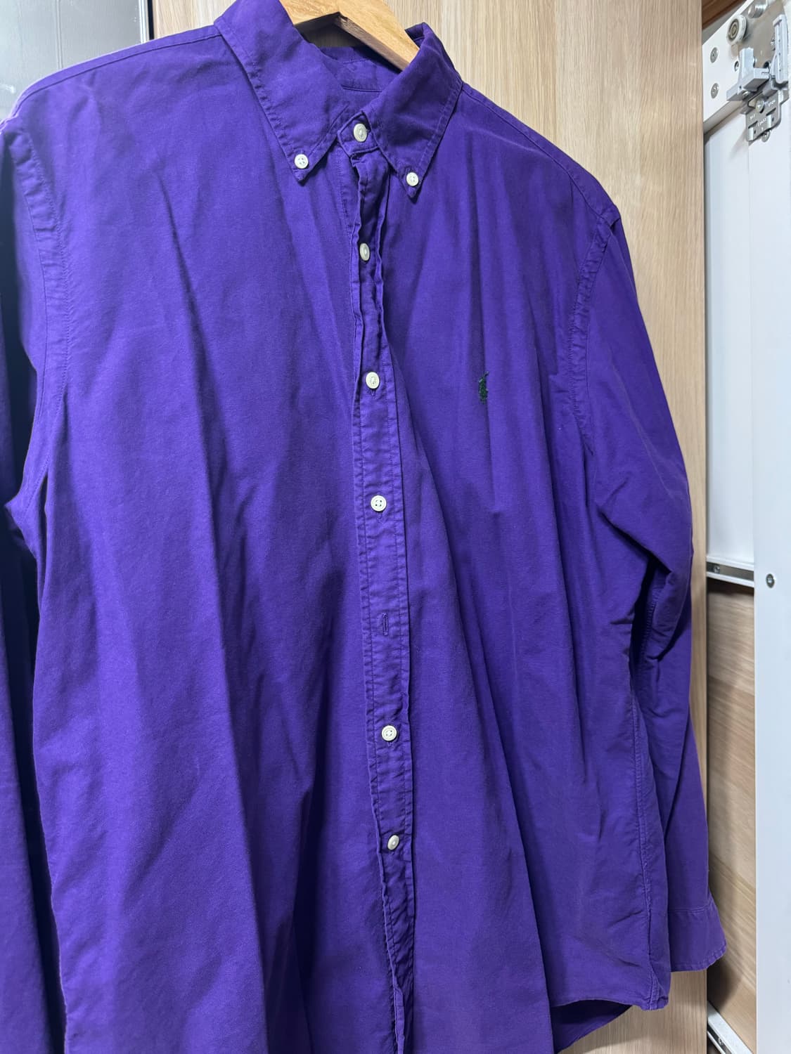 폴로 랄프로렌 퍼플 셔츠 L  상품이미지6