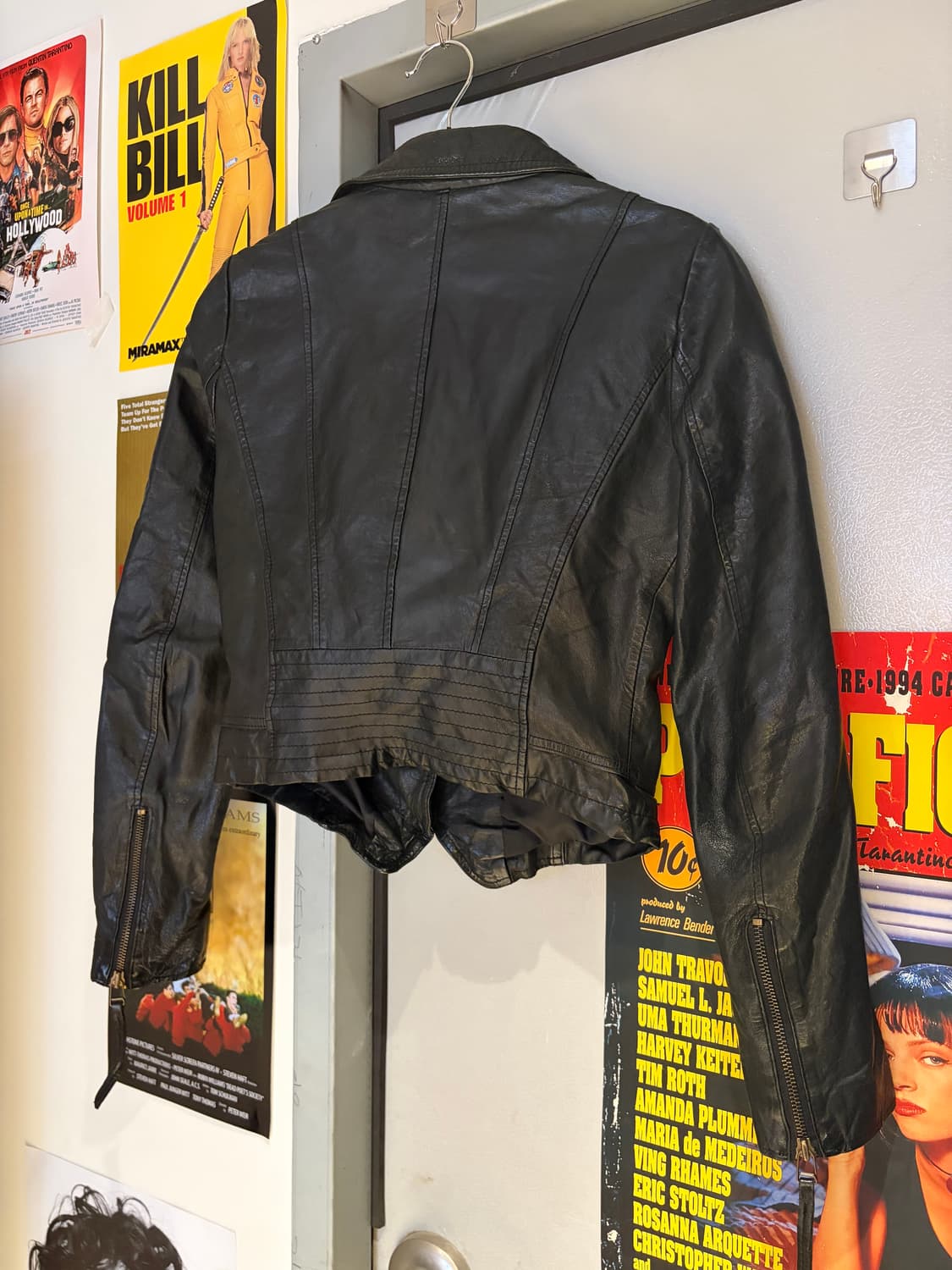 빈티지 양가죽 레더 라이더자켓 상품이미지4